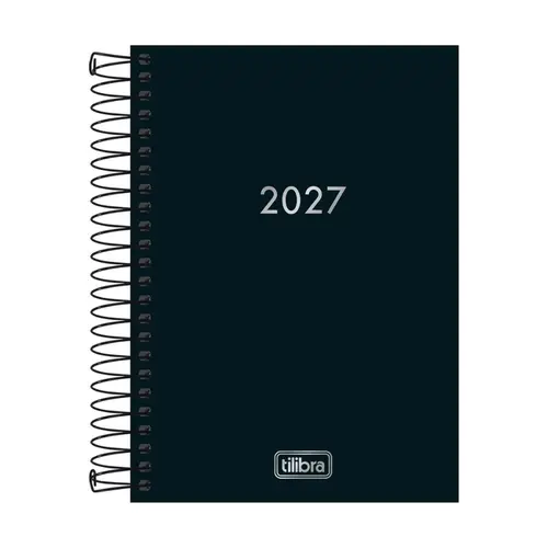 Agenda Executiva Espiral 12,9cm x 18,7cm Tilibra Napoli 2027